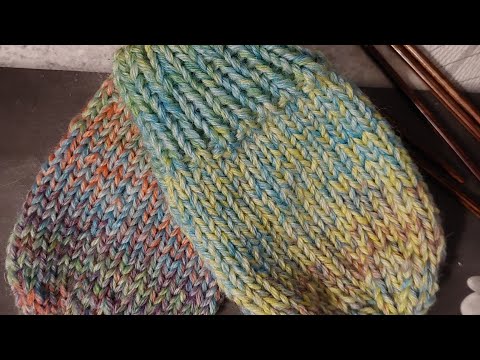 Strick/Häkel Podcast,geribbeltes,neu angeschlagen.#ducathi,#Eddna