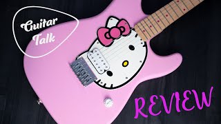 Video thumbnail for Guitar Talk - Squier By Fender Hello Kitty Affinity Stratocaster Review by Guitar Talk