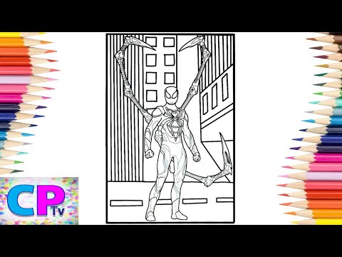 Iron Spider Coloring Pages/Hidden Spiderman Power/RUD - Future/ZerøCode - Skyline[COPYRIGHT FREE]