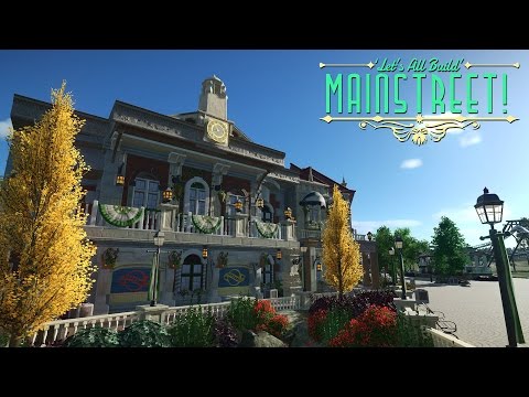 Planet Coaster - Town Hall/Clock Tower | Building Mainstreet! #1