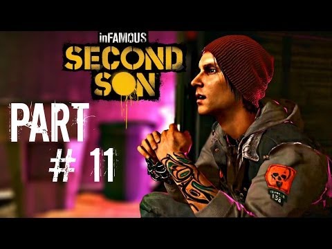 Let's Play Infamous: Second Son - Part 11 (Trash the Stash / Houseboats) Gameplay