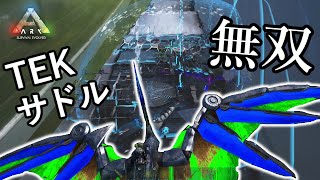 ジェネシス2の宇宙拠点をレイド！TEKサドルが強すぎた！！【ARK 公式スモールトライブPVP ソロ】#9