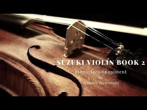 Suzuki Violin book 2, piano accompaniment, Musette
