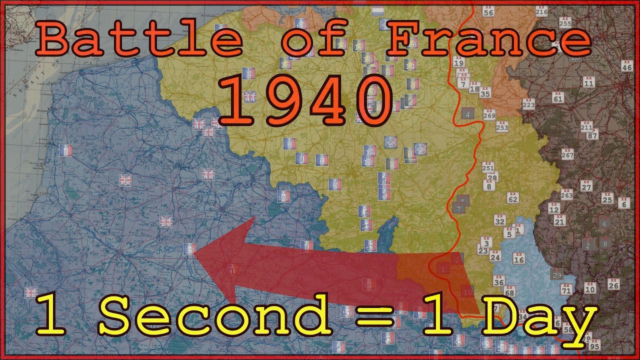 Battle of France in 44 seconds