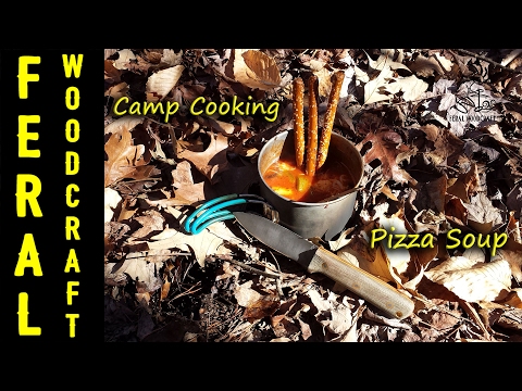Camp Cooking - Pizza Soup Recipe
