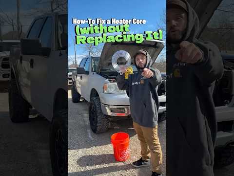 How to Fix your Truck Heater Core (without replacing it)