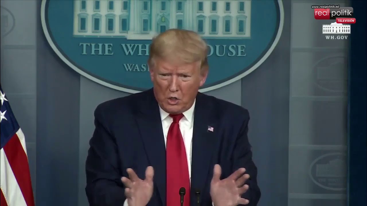 Estados Unidos: Conferencia de prensa de Donald Trump por coronavirus