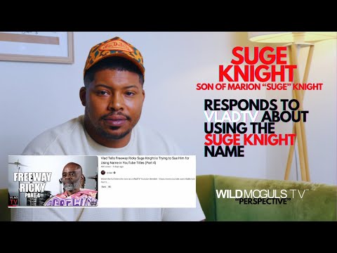 Suge J Knight responds to VLADTV about using the SUGE KNIGHT name on his platform.