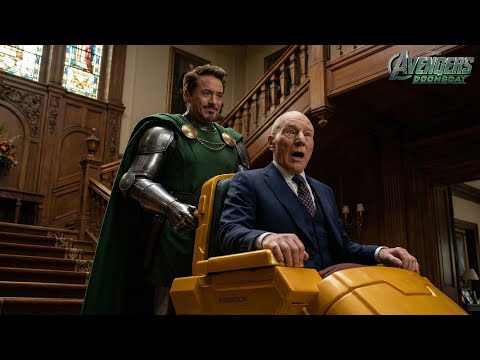 Doctor Doom Stark scares Professor X by appearing in the X-Mansion through Cerebro