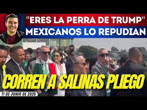 #SinMáscaras | GANA MÉXICO; PIERDE SALINAS PLIEGO TRAS SER CORRIDO E INSULTADO POR MEXICANOS