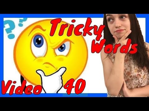 40. Mësimi 2 (2/2) Anglisht - Tricky English Words