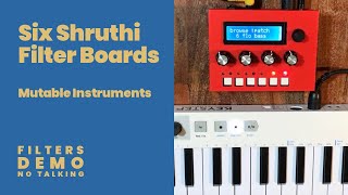 Video thumbnail for Six Shruthi Filter Boards Comparison - Mutable Instruments Shruthi by Autodafe