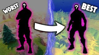 RANKING *EVERY* PURPLE SKIN FROM WORST TO BEST!!! (Fortnite Battle Royale)