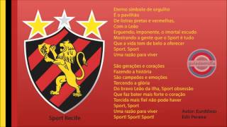Hino do Sport Club do Recife ( PE ) | Oficial