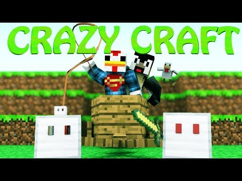 Minecraft | CrazyCraft - OreSpawn Modded Survival Ep 16 - "RIDING DRAGONS"