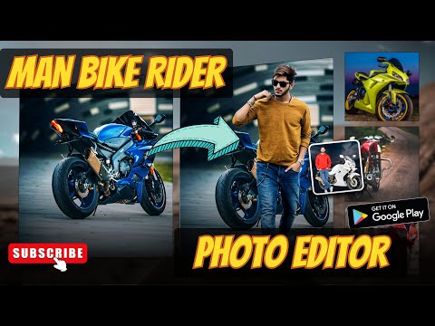 Man Bike Rider Photo Editor