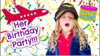 Birthday Party Day! Airplane Themed Birthday Party