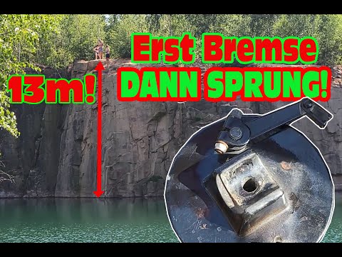 Erst Bremse dann sprung!