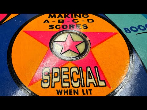 Triple Action pinball repair part 6: rollover lights and playfield ball swirl cleaning