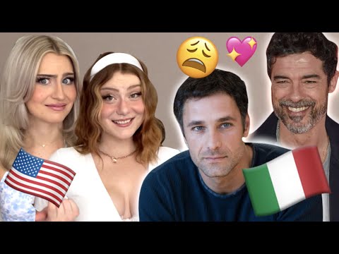 ranking Italian DILFS with my American sister