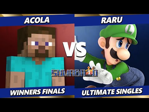 Sumabato 52 WINNERS FINALS - Acola (Steve) Vs. Raru (Luigi) Smash Ultimate - SSBU