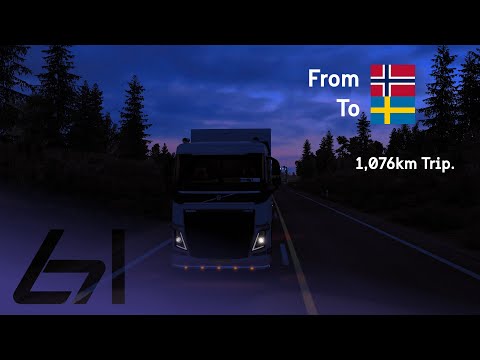 ETS2 Promods Timelapse Bergen~Stockholm