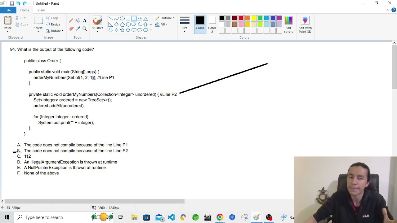 Examen de certificación Java - Ejercicio 1