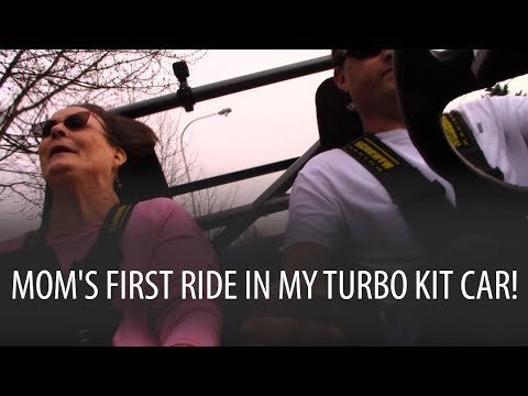 My Mom's FIRST Ride in my TURBO Kit Car!
