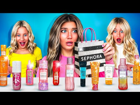 i BOUGHT My SiSTERS BEDAZZLED SEPHORA MAKEUP! *gone wrong*