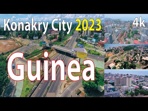 Conakry City , Guinea 4K By Drone 2023