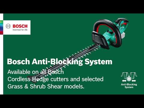 Bosch gyvatvorių žirklės UniversalHedgeCut 18-50, 18V, 1x2,5Ah video