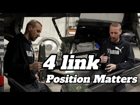 How to position your 4 link in your small tire drag car.