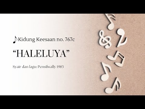 KK 767c / PKJ 296 "HALELUYA"