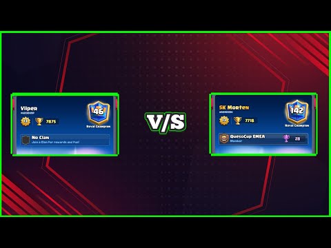 Viiper vs SK Morten | TV ROYALE - CLASH ROYALE TOP 200