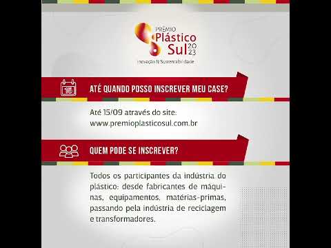 Prêmio Plástico Sul 2023 – Fonte: SIMPESC