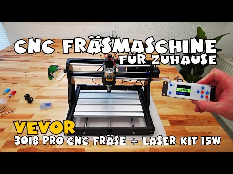 VEVOR 3018 Pro CNC Fräsmaschine mit Laser Kit 15W