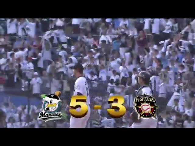 【9回表】2年ぶりCS進出決定!! マリーンズ・内がゲームを締めた!! 2015/10/4 M-F