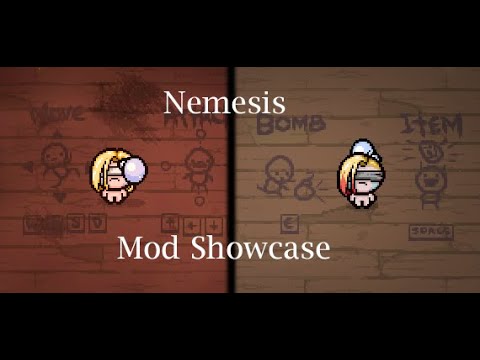 The Binding of Isaac Repentance: Nemesis and Tainted Nemesis Mod Showcase