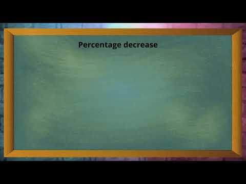 Mathematics Grade 9, Quantity Increase or Decrease by a Percentage