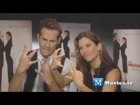 Sandra Bullock and Ryan Reynolds Funny Moments (the proposal bloopers, interview)