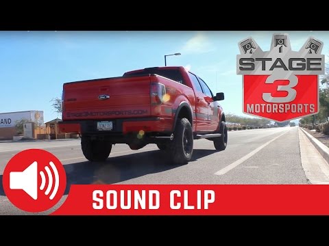 2011-2014 F-150 5.0L Magnaflow Single Side Exit Exhaust Sound Clip