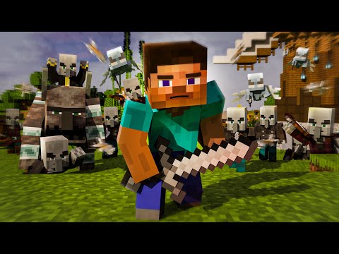 HERO Of THE VILLAGE - Alex and Steve life (Minecraft animation)