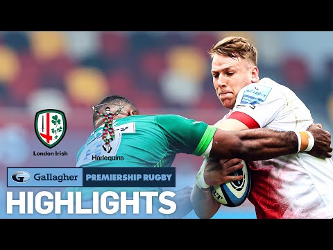 London Irish v Harlequins - HIGHLIGHTS | Local Rivals Put on a Show! | Gallagher Premiership 2021/22