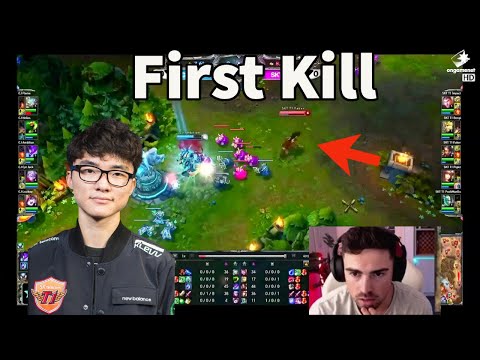 Midbeast Reacts To Fakers First Kill In The LCK!!