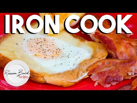 How to Make Bacon and Eggs in a Basket with an Iron