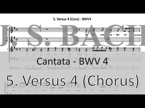 BWV4/5. Versus 4 (Chorus) - Es war ein wunderlicher Krieg