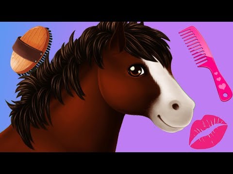 Fun Horse Care Games - Princess Pony Horse Club Clean Up, Dress UP Makeover Kids Games