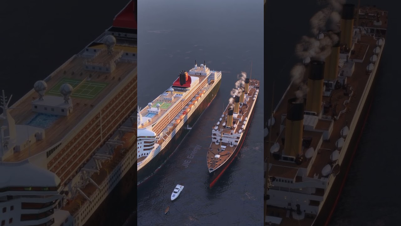 Queen Mary 2 VS Titanic