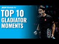 Top 10 ATP Tennis Gladiator Moments