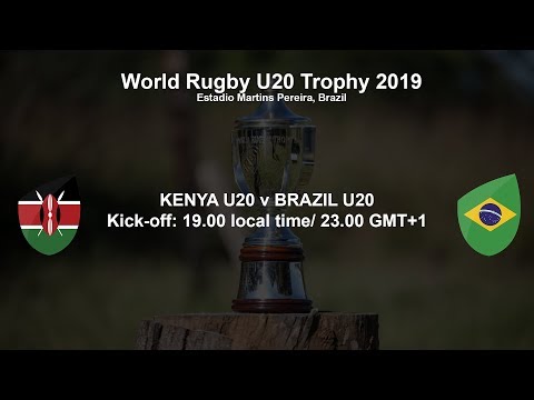 World Rugby U20 Trophy 2019 - Kenya U20 v Brazil U20